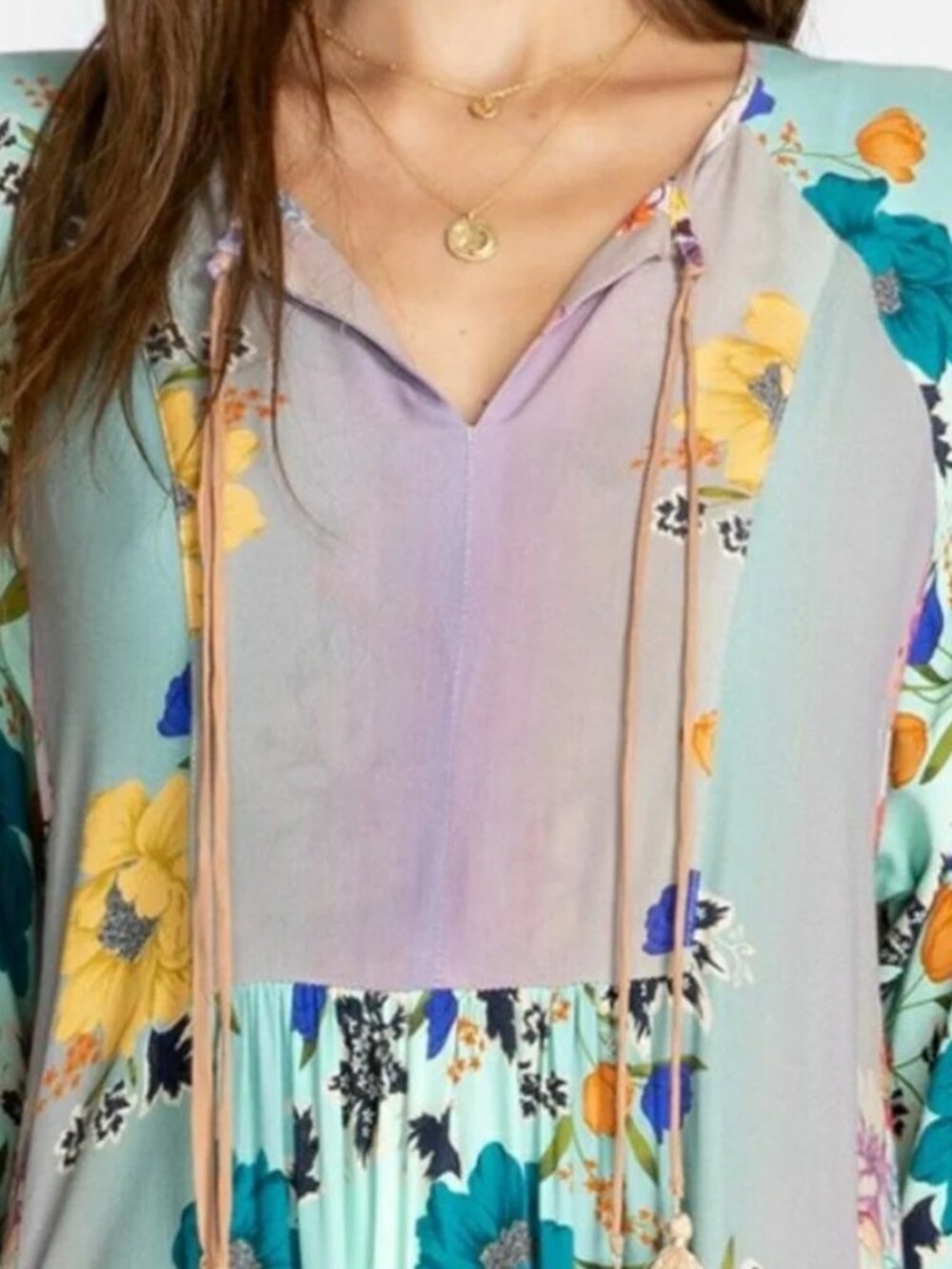 Johnny Was silk blend Penelope Maxi dress - Picture 5 of 5